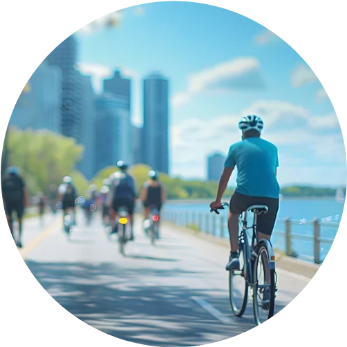 cycling through chicago